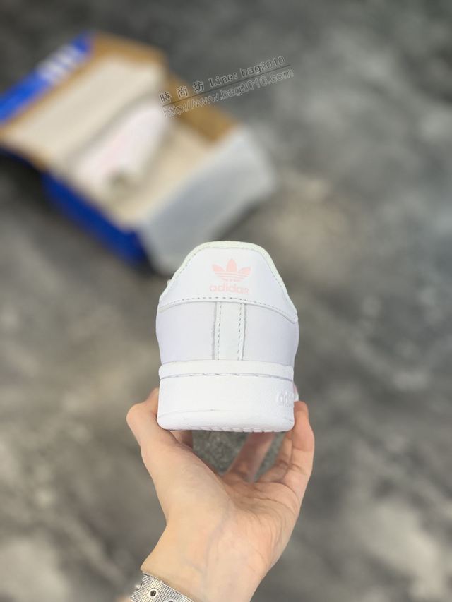 Adidas鞋 阿迪達斯白色板鞋 全新adidas Originals 男女同款  hdx13324